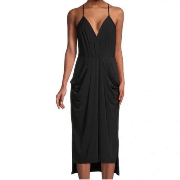 BCBGeneration Dresses & Skirts - BCBGeneration Black Draped “Della” Dress.